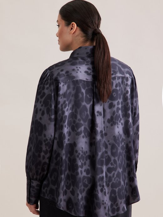 Damen Ausgestellte Bluse - Curvy