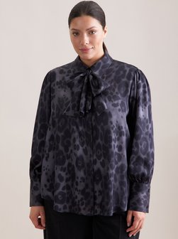 Damen Ausgestellte Bluse - Curvy