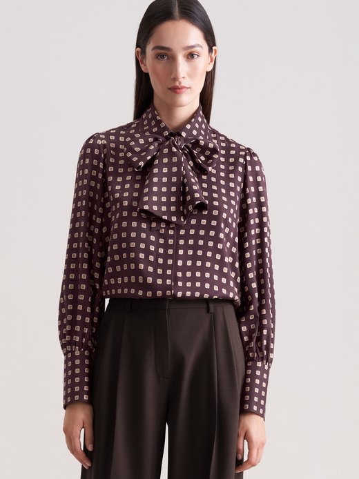 Damen Ausgestellte Bluse - Regular Fit