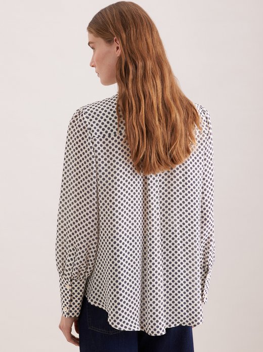 Damen Ausgestellte Bluse - Regular Fit