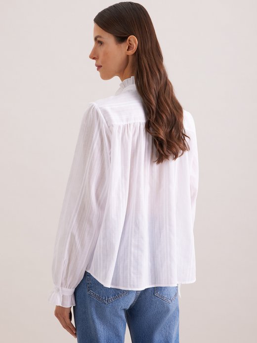 Damen Ausgestellte Bluse - Regular Fit