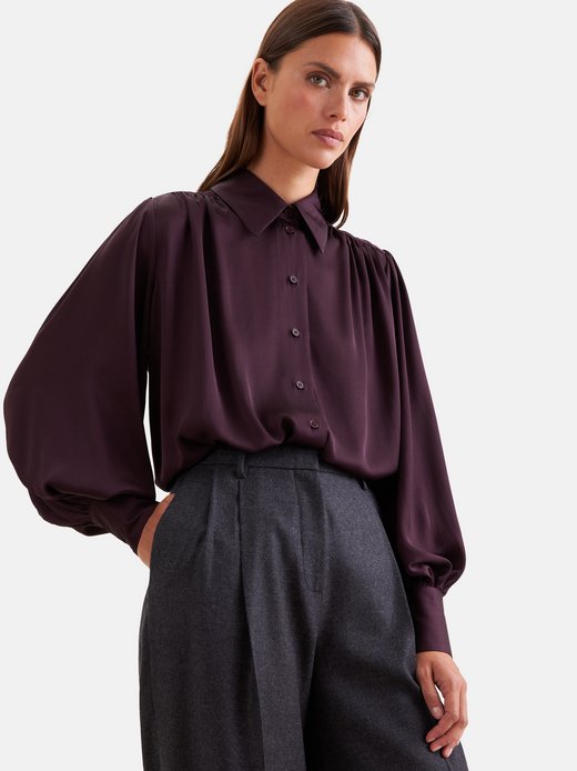 Damen Ausgestellte Bluse - Regular Fit