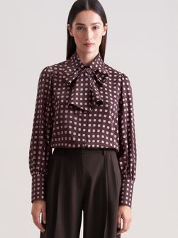 Damen Ausgestellte Bluse - Regular Fit