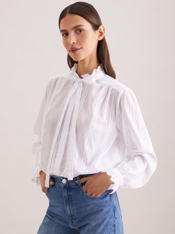 Damen Ausgestellte Bluse - Regular Fit