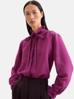 Damen Ausgestellte Bluse - Regular Fit