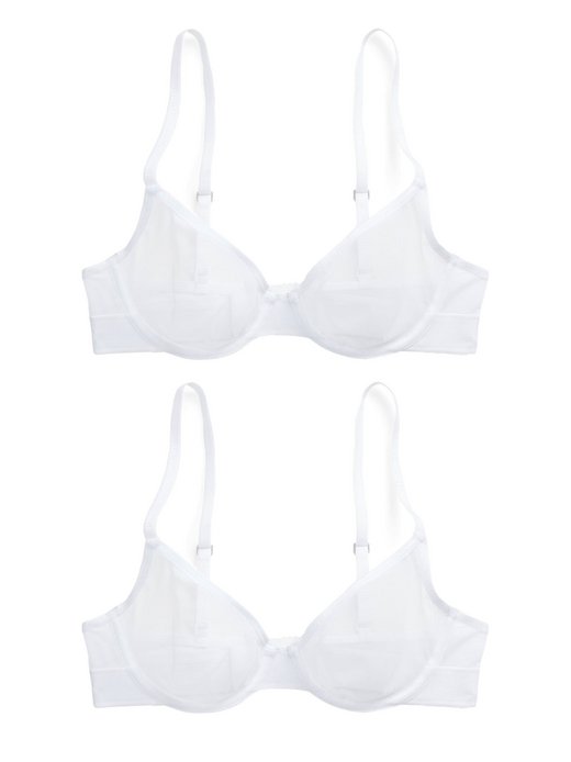 Damen Bügel-BH  -  Unlined Demi Bra - Mesh