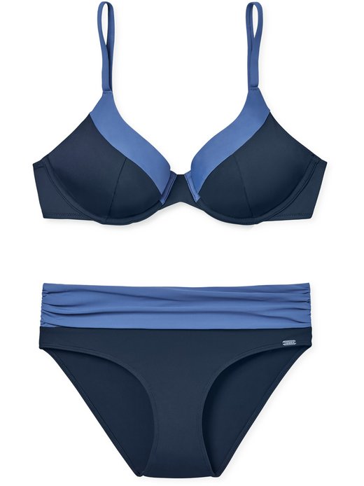 Damen Bügel-Bikini  -  Aqua Sea Blossom