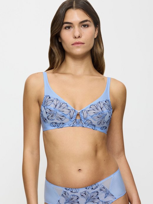 Damen Bügelloser BH  -  Wild Iris Florale