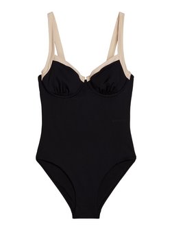 Damen Badeanzug  -  Contrast Binding