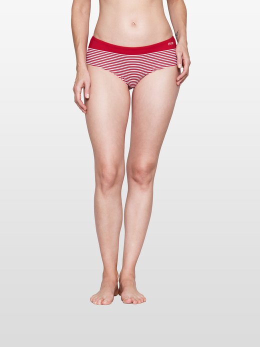 Damen Badehose  -  Streifen