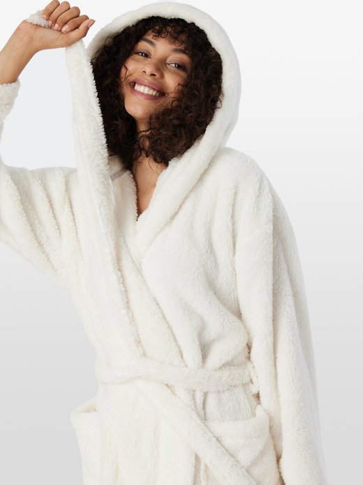 Damen Bademantel  -  Teddy Fleece