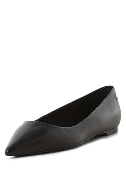 Artikelbild Damen Ballerinas aus Leder von Tommy Hilfiger in schwarz uni