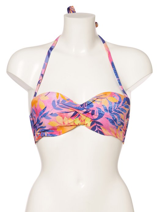 Damen Bandeau-Bikini-Top - Push-up