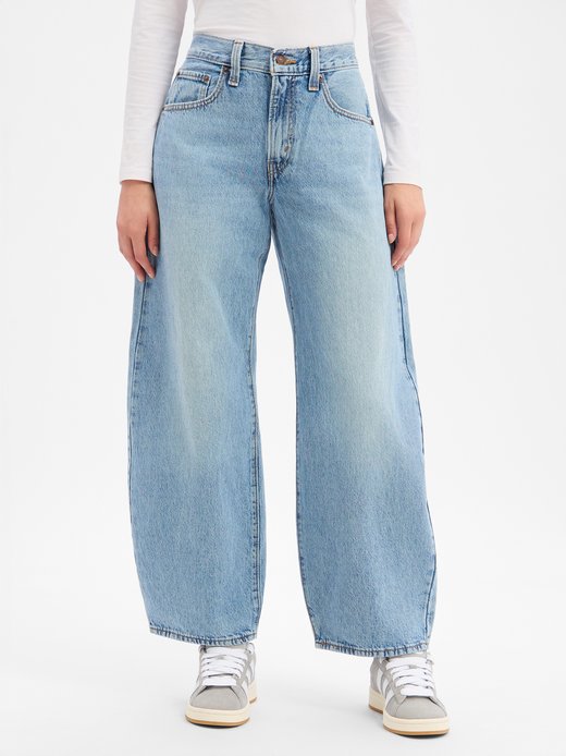 Damen Barrel Jeans - Middy Balloon