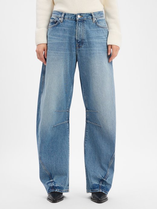 Damen Barrel Jeans - Saharpo