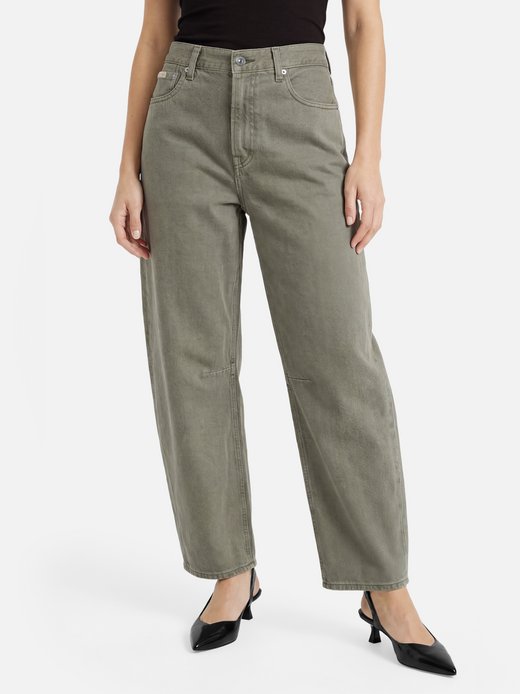 Damen Barrel Jeans
