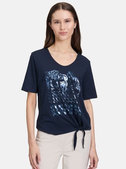 Artikelbild Damen Basic Shirt von Betty Barclay in blau bedruckt