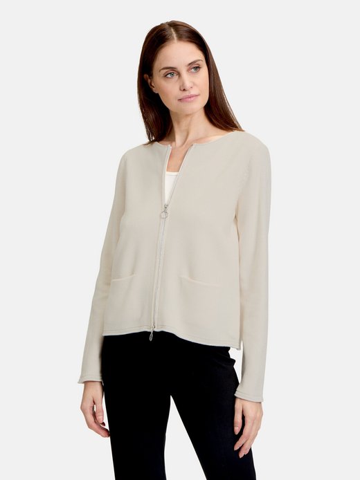 Damen Basic-Strickjacke