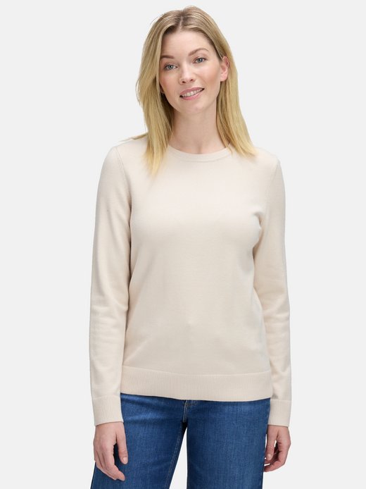 Damen Basic-Strickpullover