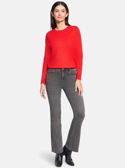 Damen Basic-Strickpullover