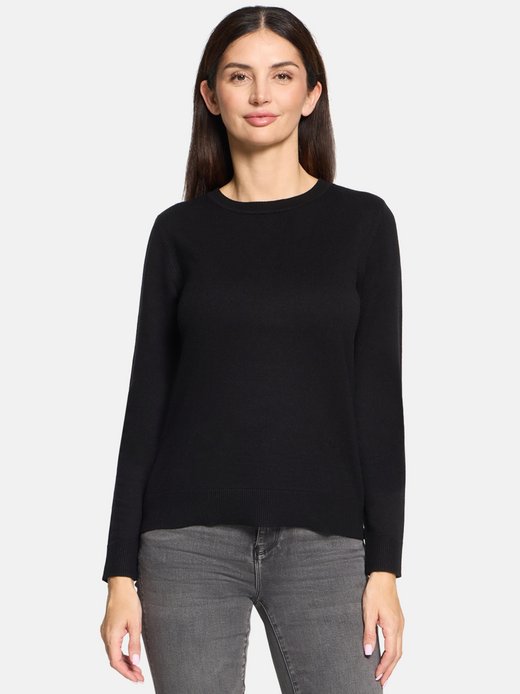 Damen Basic-Strickpullover