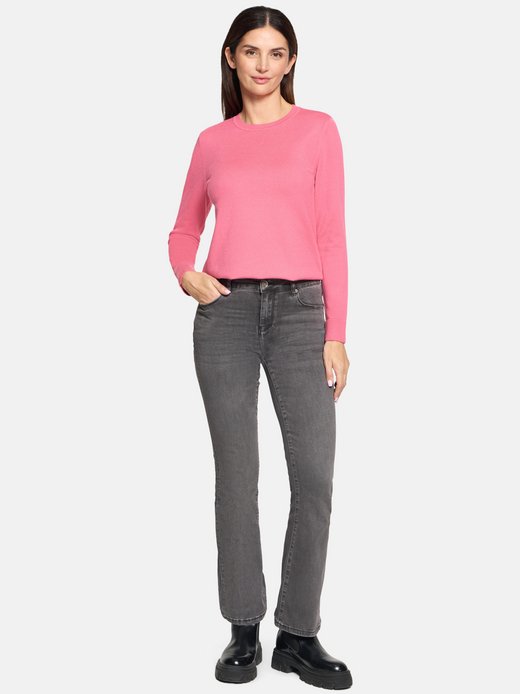 Damen Basic-Strickpullover