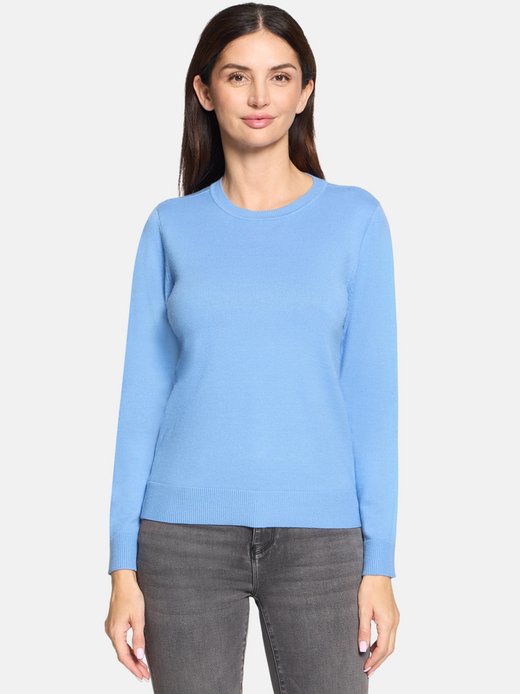 Damen Basic-Strickpullover