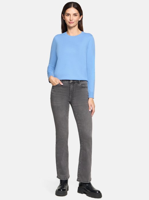 Damen Basic-Strickpullover