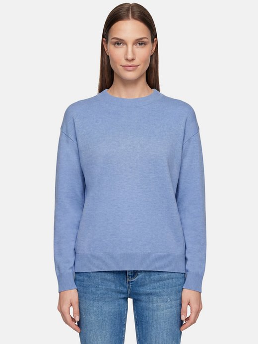 Damen Basic-Strickpullover