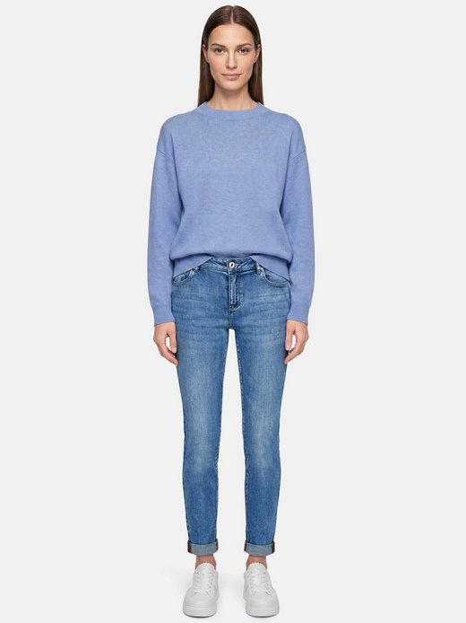 Damen Basic-Strickpullover