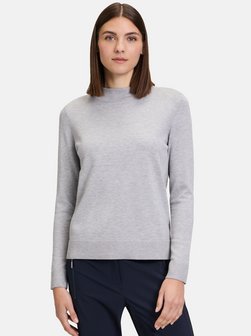 Artikelbild Damen Basic-Strickpullover von Betty Barclay in grau uni