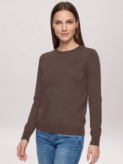 Damen Basic-Strickpullover