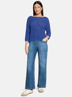 Damen Basic-Strickpullover