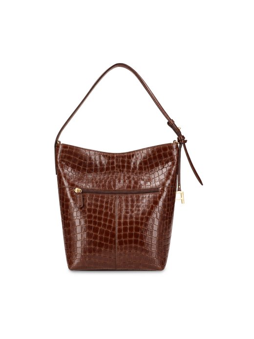 Damen Beuteltasche - Croco