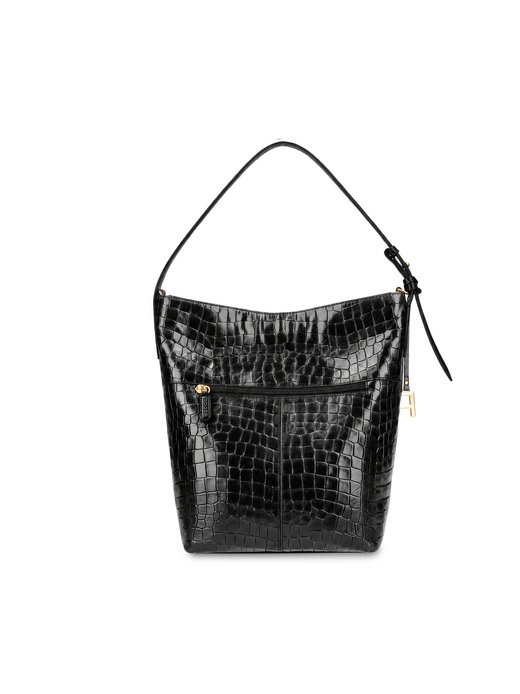 Damen Beuteltasche - Croco