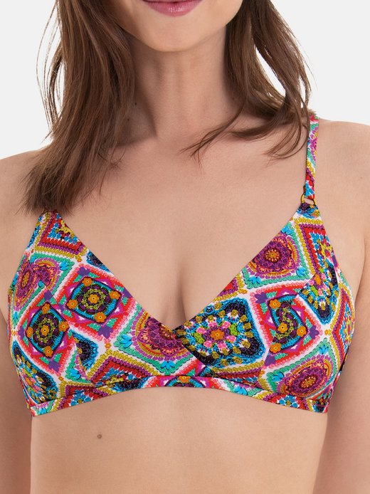 Damen Bikini-Top - Crochet Flower