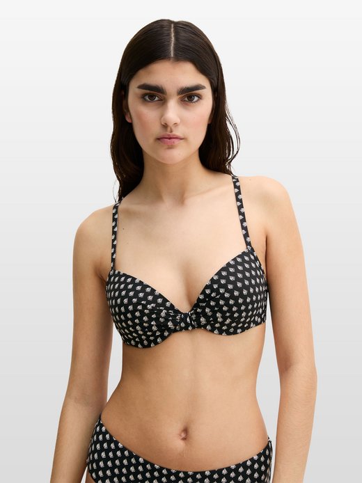 Damen Bikini-Top - Palm Border Geo
