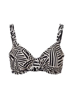 Artikelbild Damen Bikini-Top von Lascana in beige schwarz gemustert