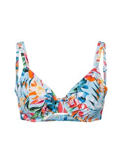 Artikelbild Damen Bikini-Top von Venice Beach in hellblau mehrfarbig gemustert