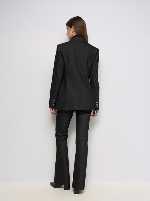 Damen Blazer - Dark Wash