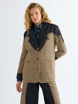 Damen Blazer - Houndstooth