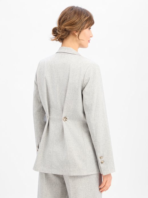 Damen Blazer mit Leinen-Anteil - YASRiu