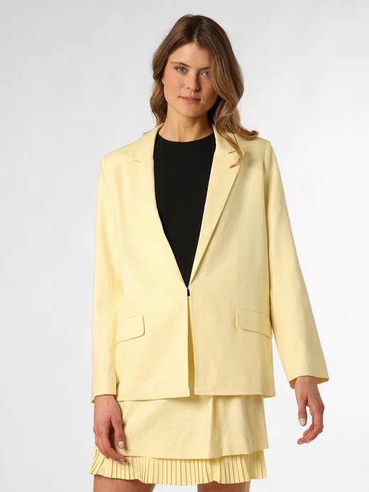 Damen Blazer mit Leinen-Anteil