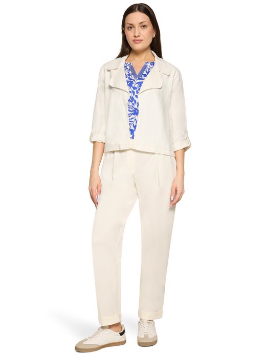 Damen Blazer mit Leinen-Anteil