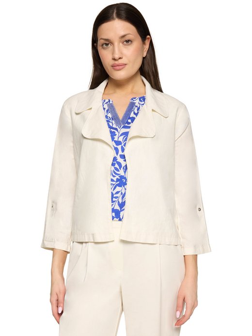 Damen Blazer mit Leinen-Anteil