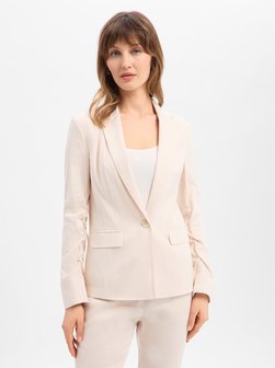 Damen Blazer mit Leinen-Anteil