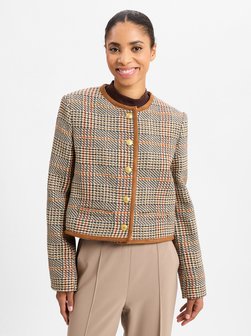 Artikelbild Damen Blazer mit Woll-Anteil von Tommy Hilfiger in camel gestreift