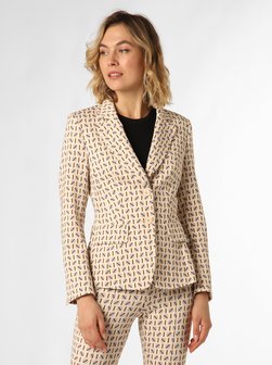 Artikelbild Damen Blazer von Marc Cain Collections in beige hellblau gemustert