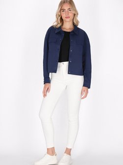 Artikelbild Damen Blouson von Schmuddelwedda in marine gemustert