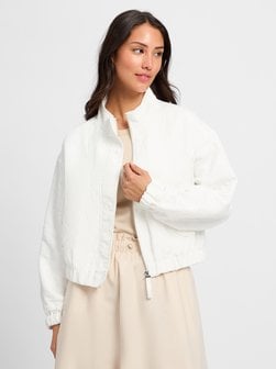 Artikelbild Damen Blouson von comma casual identity in weiß strukturiert